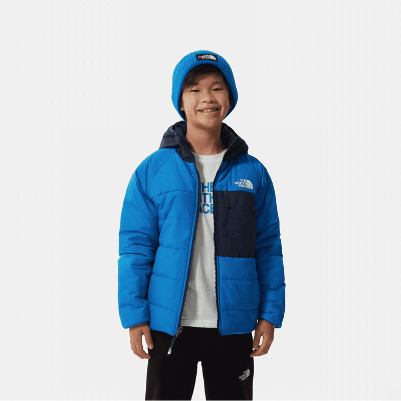 The North Face Reversible Perrito Boys Jacket in Hero Blue-3